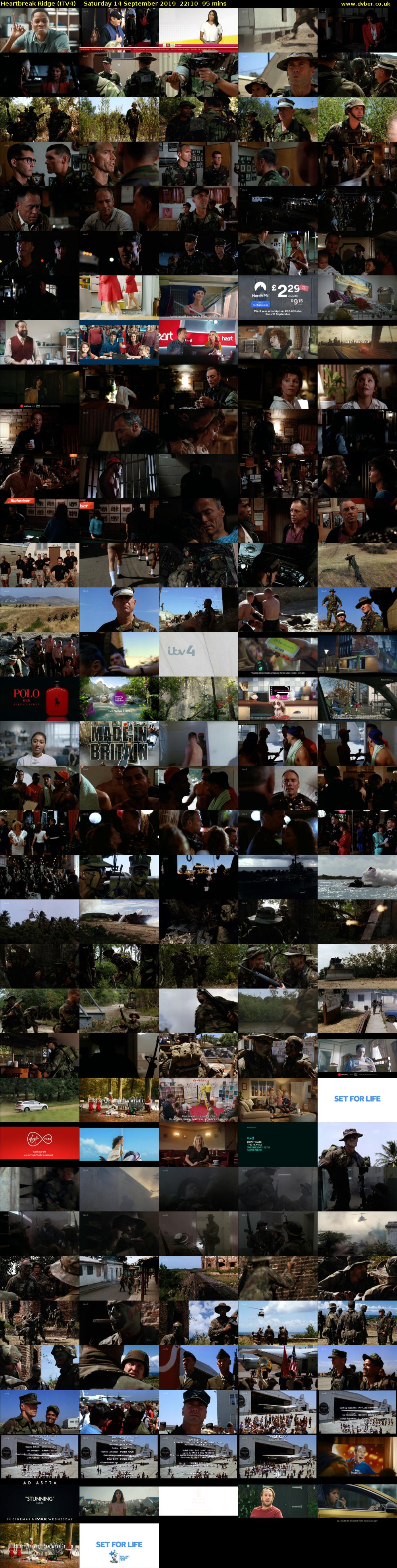 Heartbreak Ridge (ITV4) Saturday 14 September 2019 22:10 - 23:45