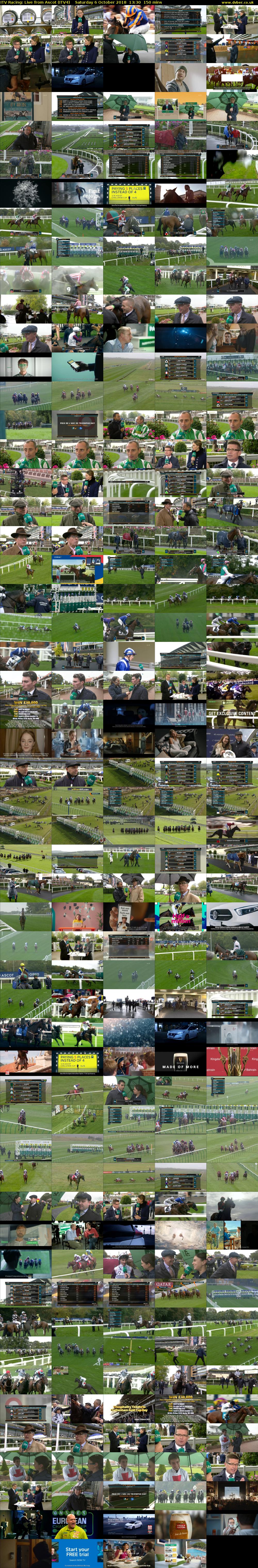 ITV Racing: Live from Ascot (ITV4) Saturday 6 October 2018 13:30 - 16:00