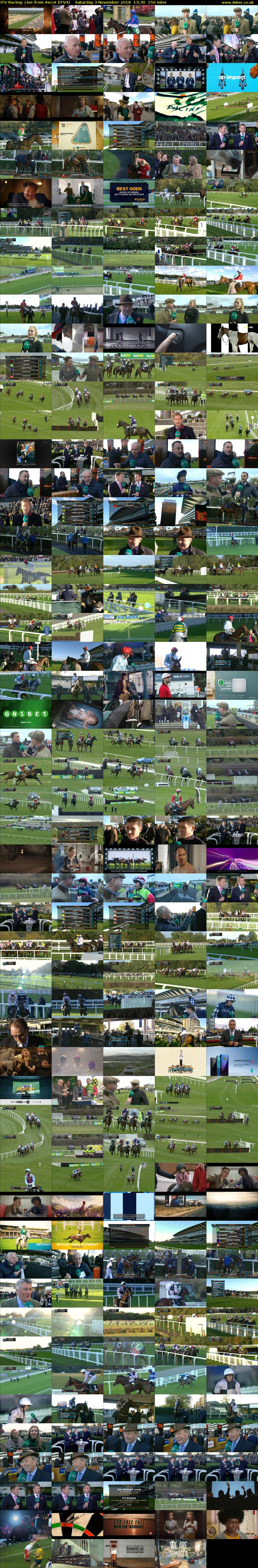 ITV Racing: Live from Ascot (ITV4) Saturday 3 November 2018 13:30 - 16:00
