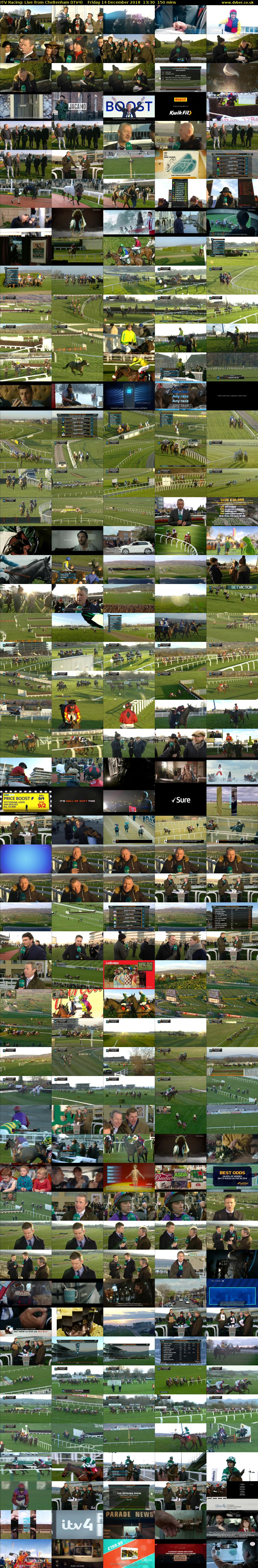 ITV Racing: Live from Cheltenham (ITV4) Friday 14 December 2018 13:30 - 16:00