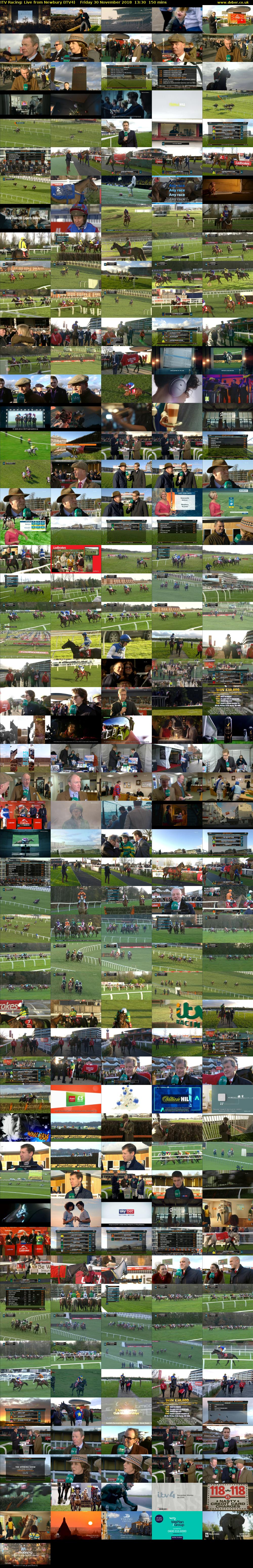 ITV Racing: Live from Newbury (ITV4) Friday 30 November 2018 13:30 - 16:00