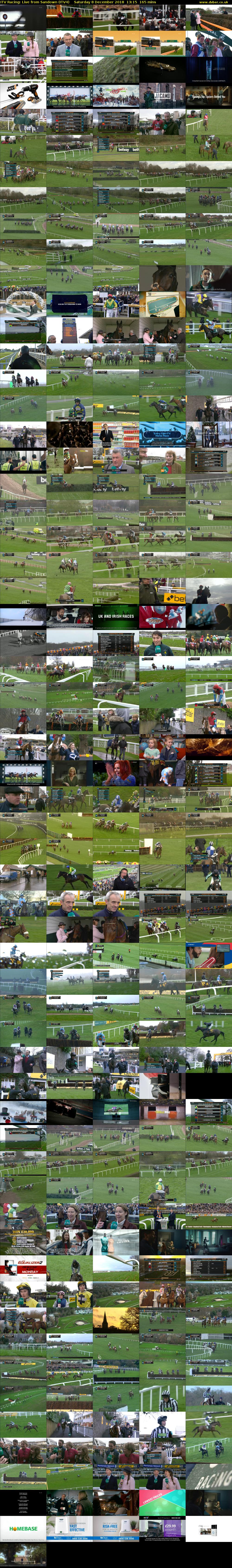 ITV Racing: Live from Sandown (ITV4) Saturday 8 December 2018 13:15 - 16:00