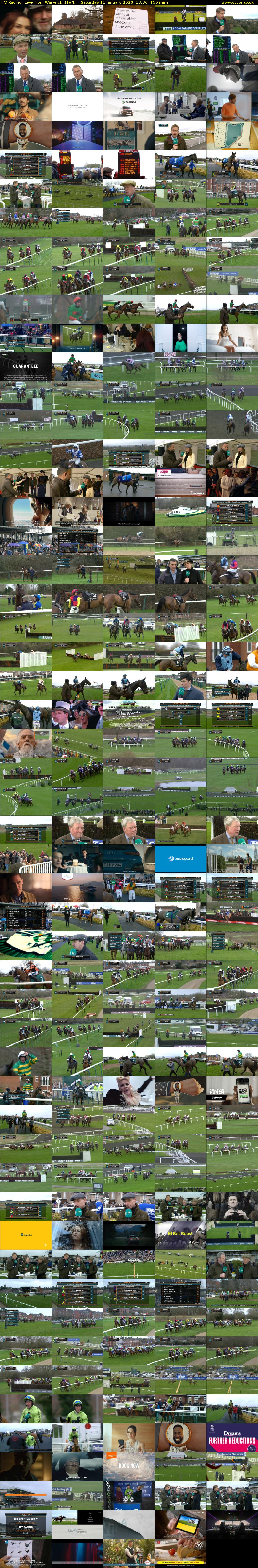 ITV Racing: Live from Warwick (ITV4) Saturday 11 January 2020 13:30 - 16:00