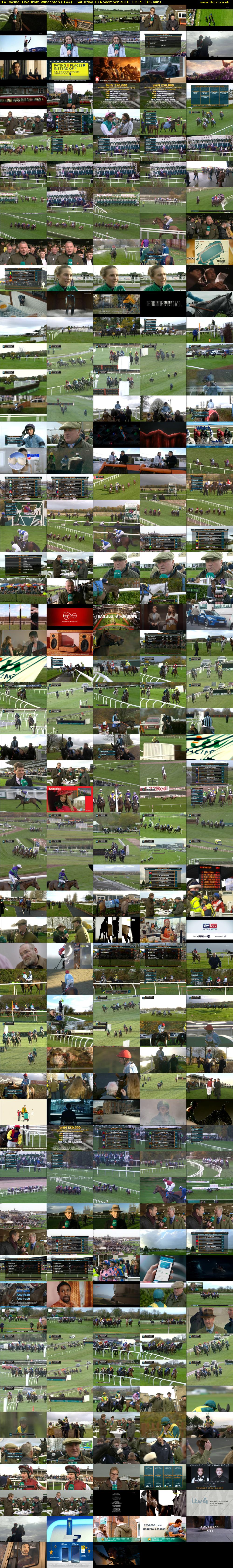 ITV Racing: Live from Wincanton (ITV4) Saturday 10 November 2018 13:15 - 16:00