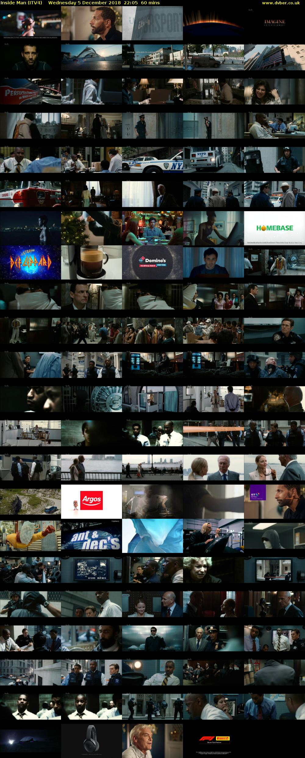 Inside Man (ITV4) Wednesday 5 December 2018 22:05 - 23:05