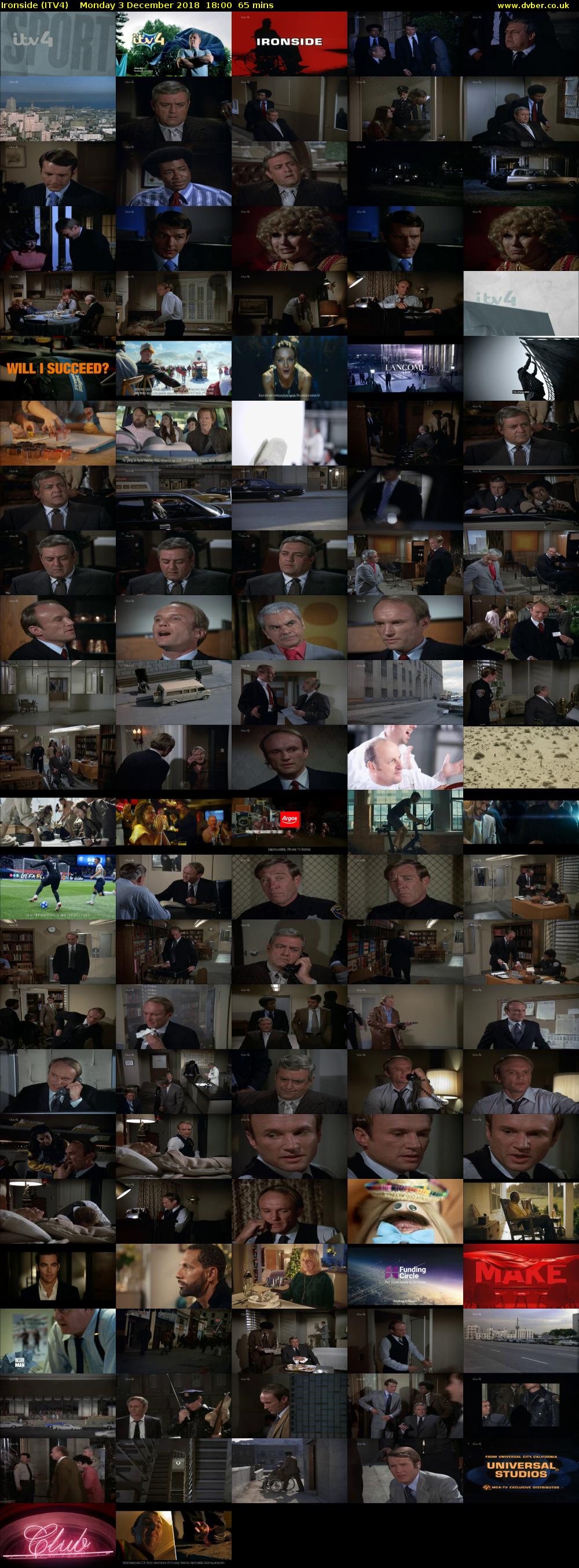 Ironside (ITV4) Monday 3 December 2018 18:00 - 19:05