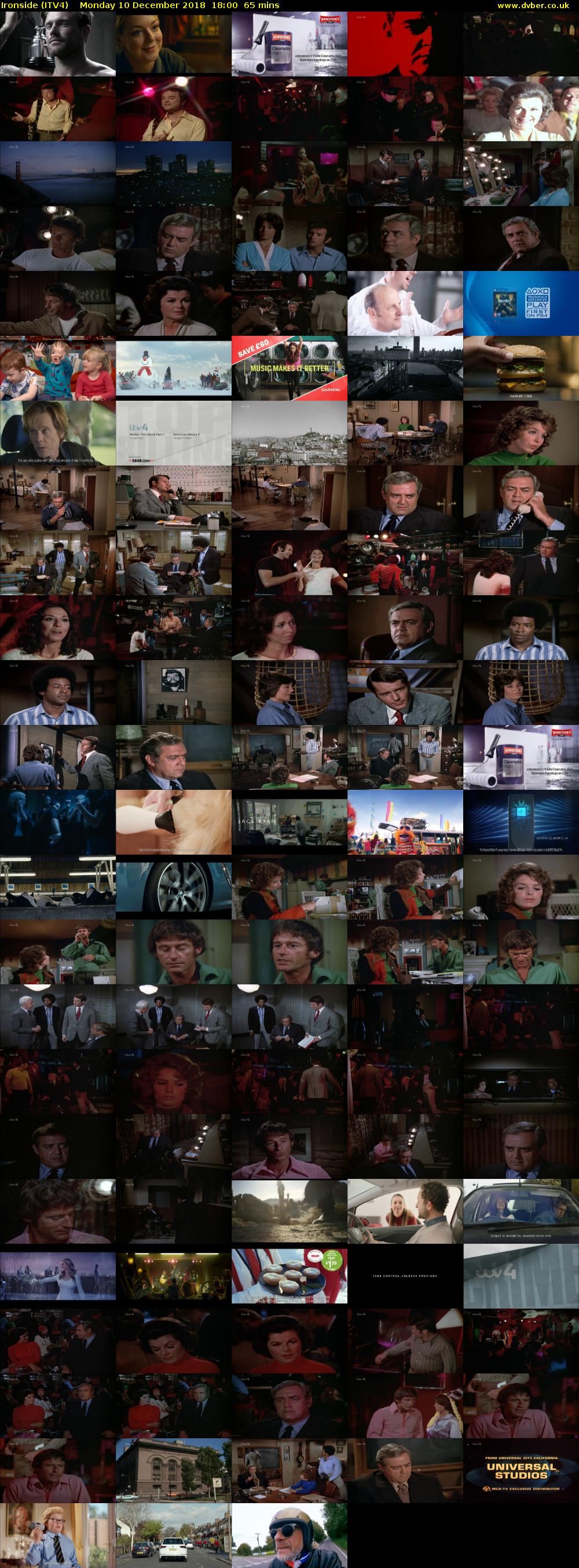 Ironside (ITV4) Monday 10 December 2018 18:00 - 19:05