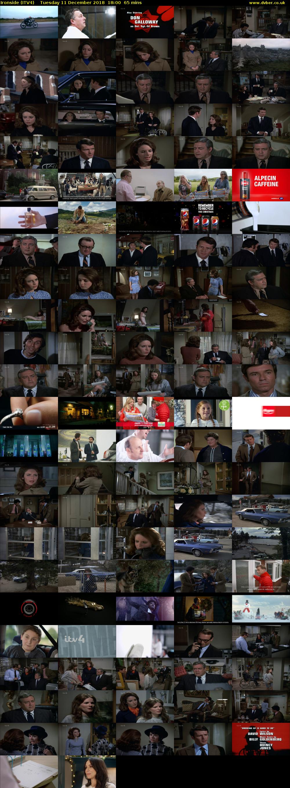 Ironside (ITV4) Tuesday 11 December 2018 18:00 - 19:05