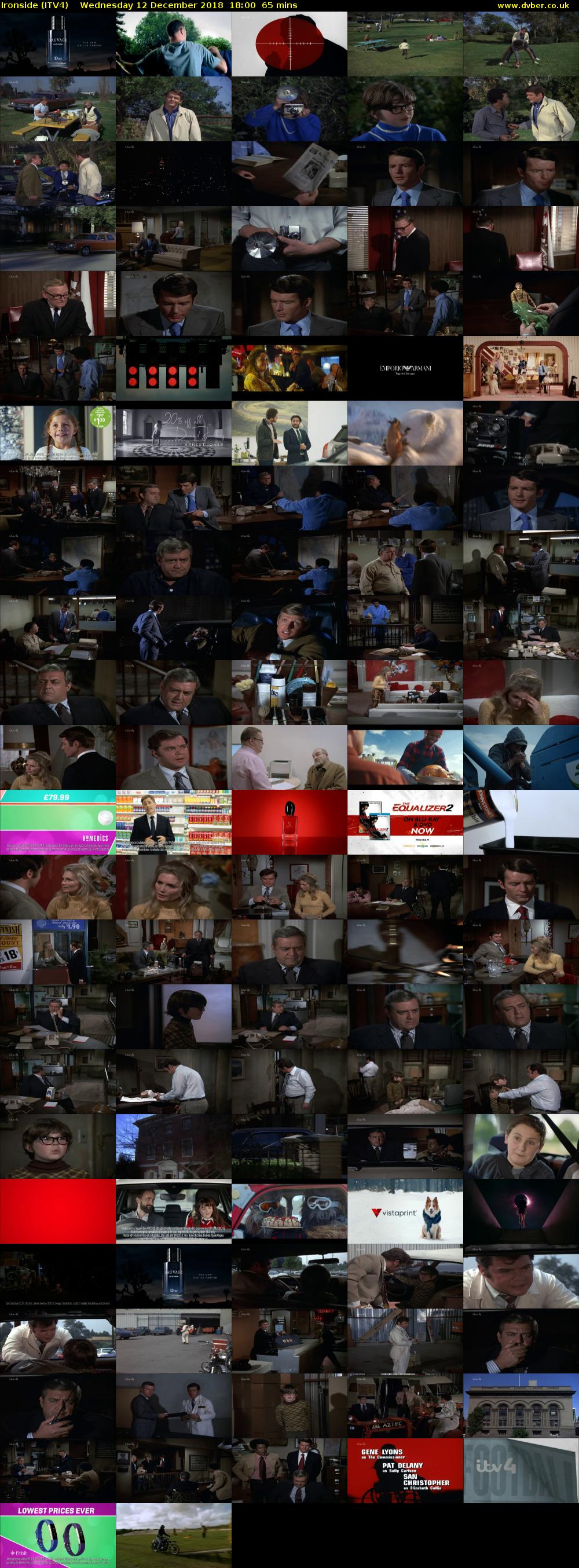 Ironside (ITV4) Wednesday 12 December 2018 18:00 - 19:05