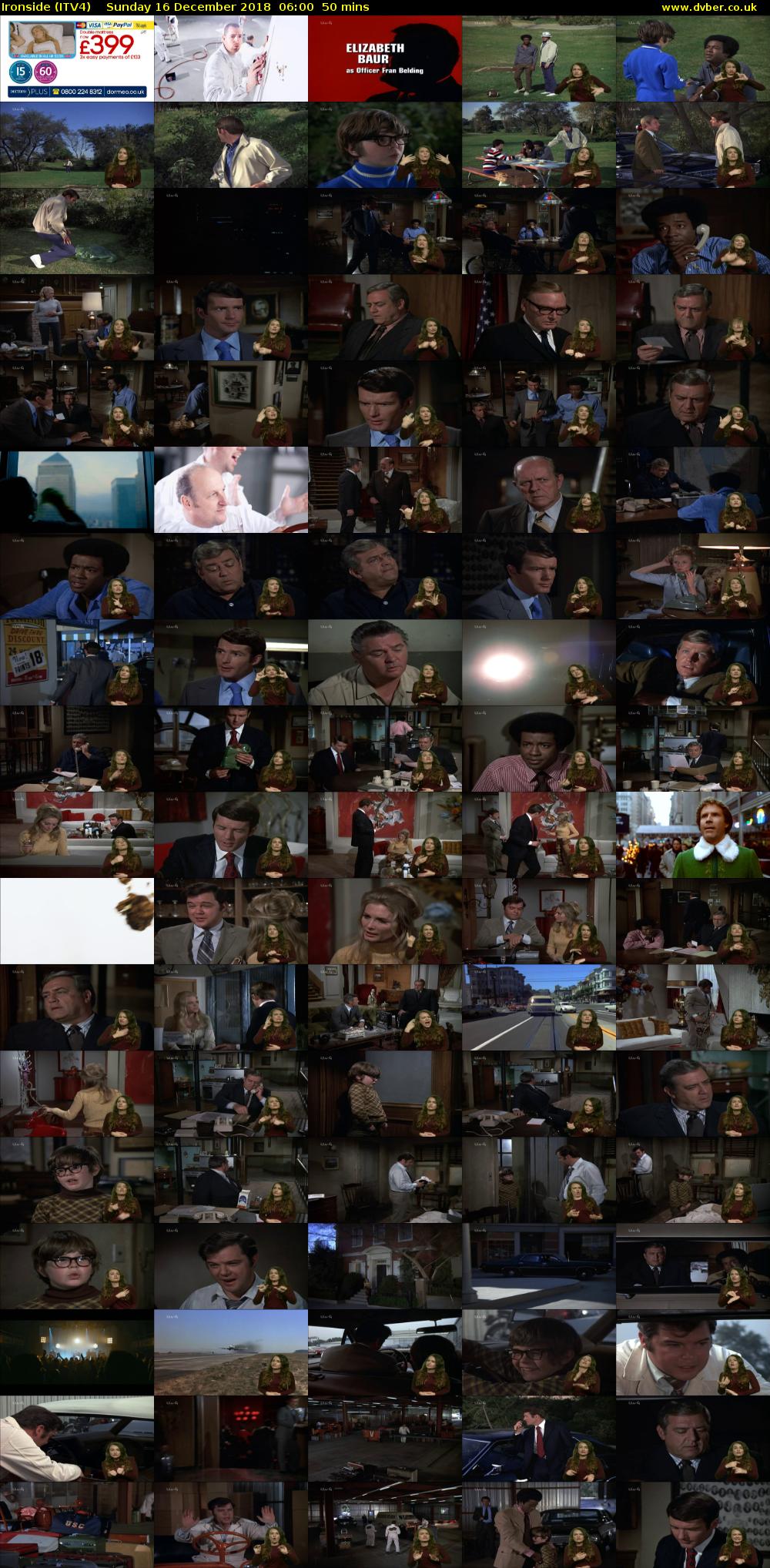 Ironside (ITV4) Sunday 16 December 2018 06:00 - 06:50