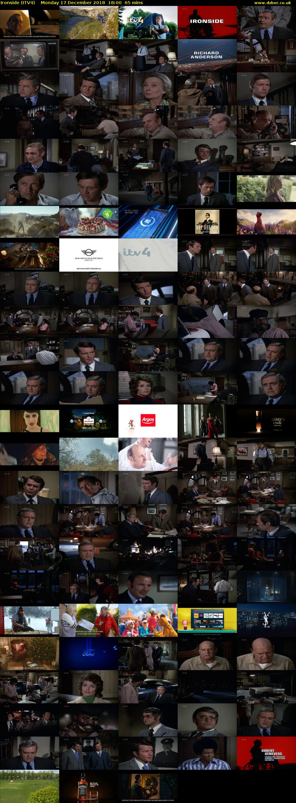 Ironside (ITV4) Monday 17 December 2018 18:00 - 19:05