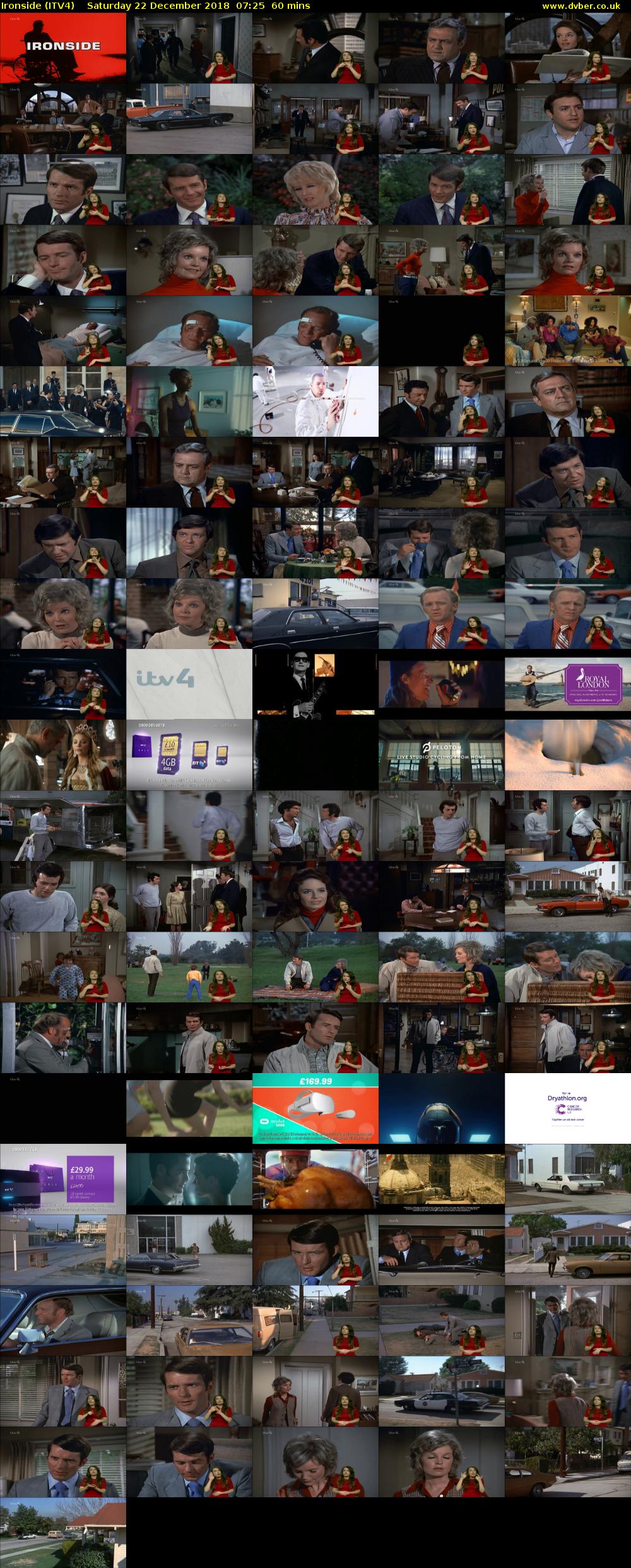 Ironside (ITV4) Saturday 22 December 2018 07:25 - 08:25