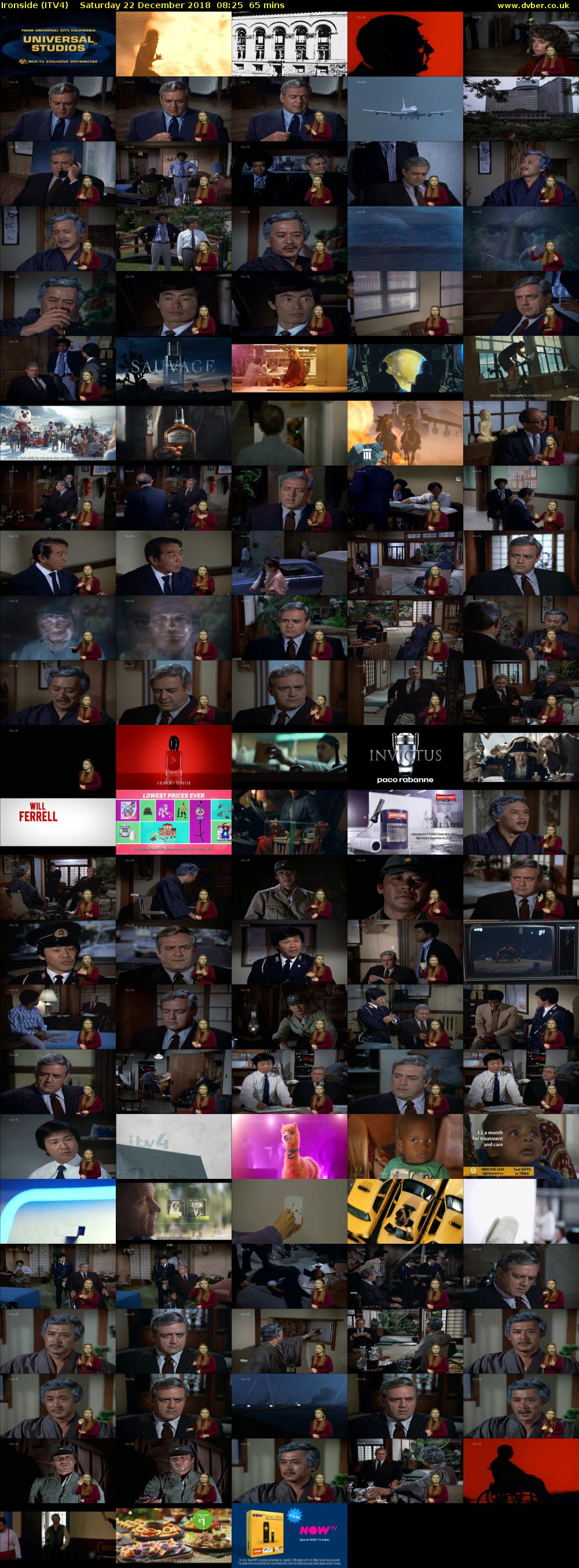 Ironside (ITV4) Saturday 22 December 2018 08:25 - 09:30