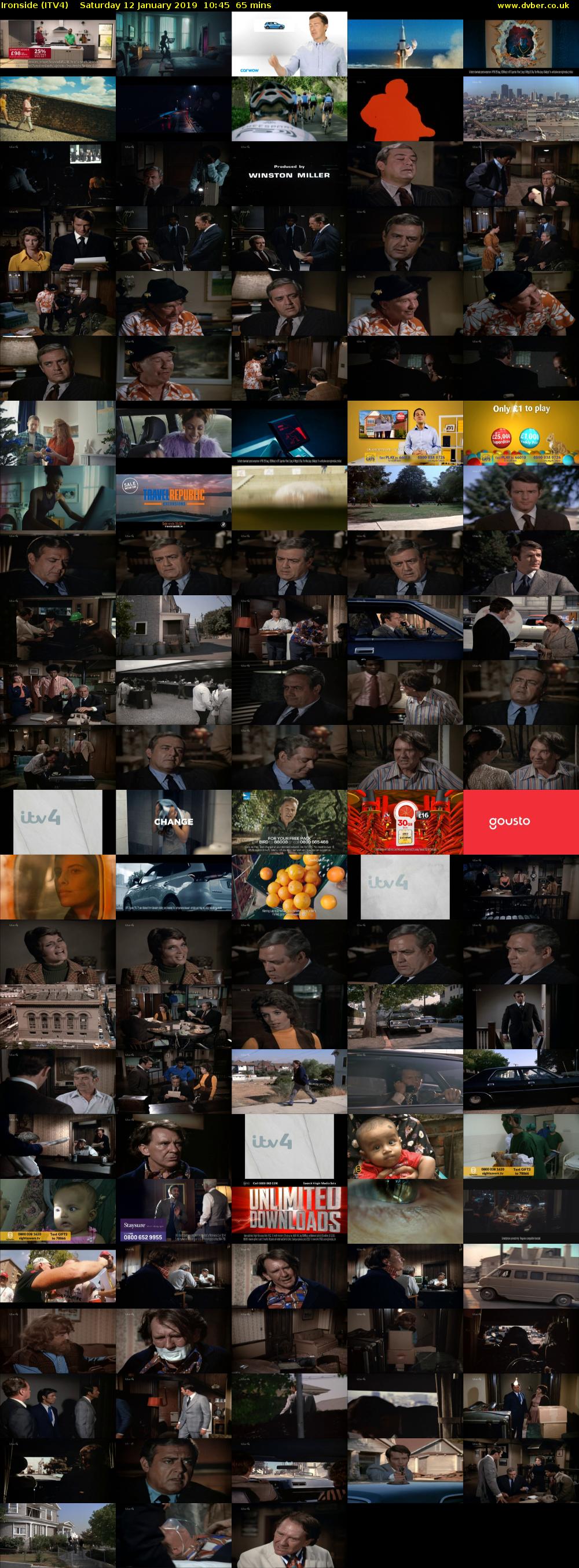 Ironside (ITV4) Saturday 12 January 2019 10:45 - 11:50