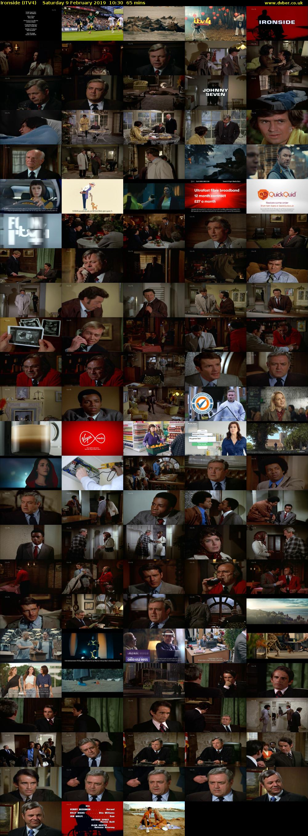 Ironside (ITV4) Saturday 9 February 2019 10:30 - 11:35