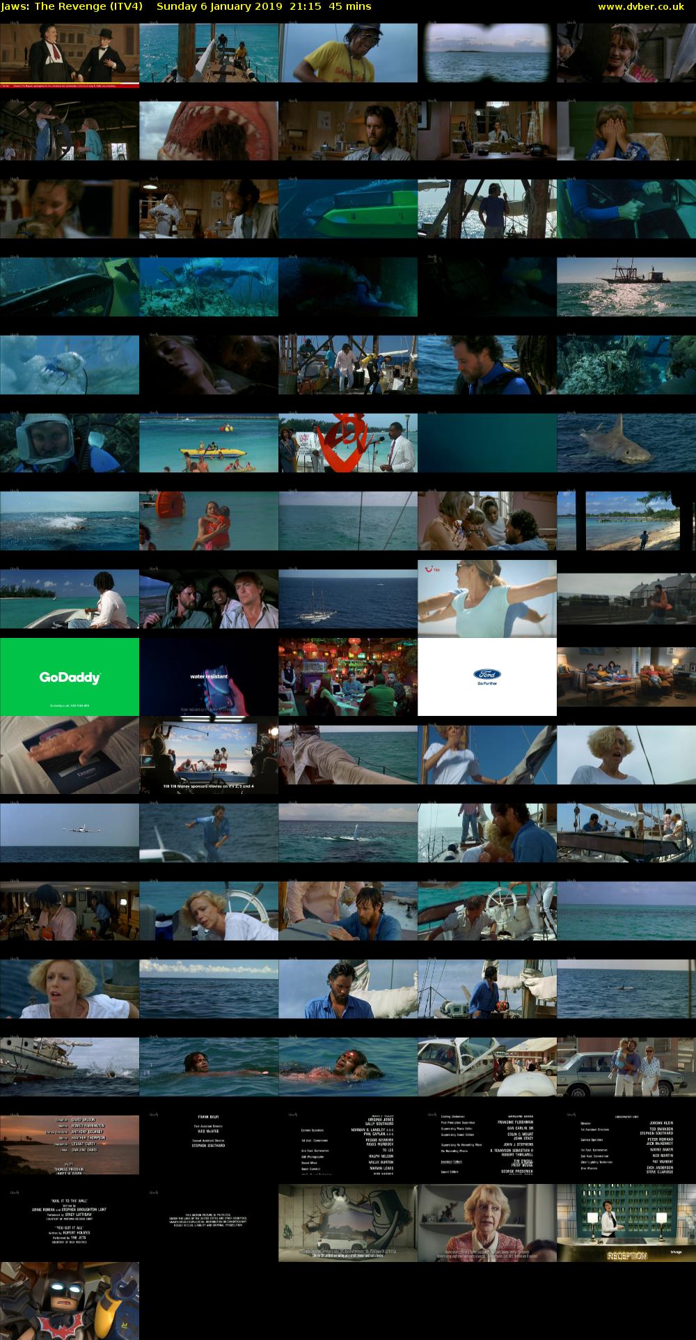 Jaws: The Revenge (ITV4) Sunday 6 January 2019 21:15 - 22:00