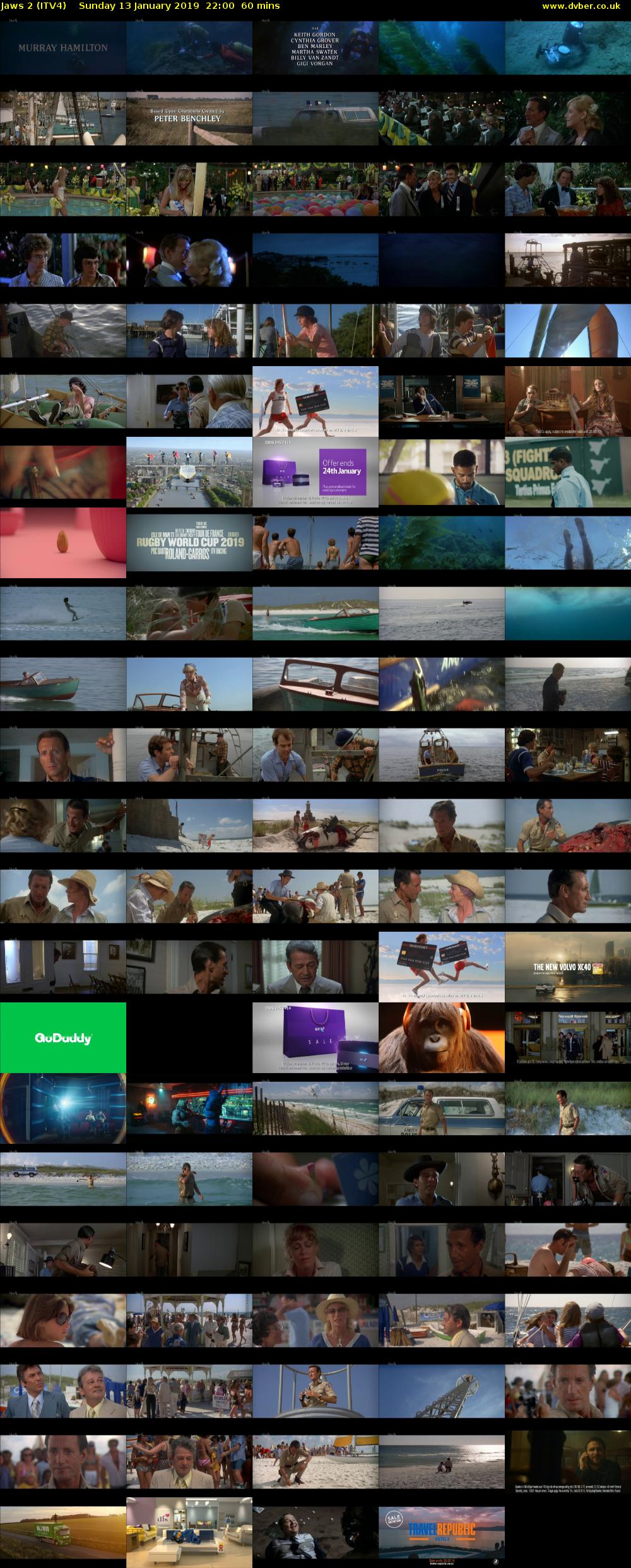 Jaws 2 (ITV4) Sunday 13 January 2019 22:00 - 23:00