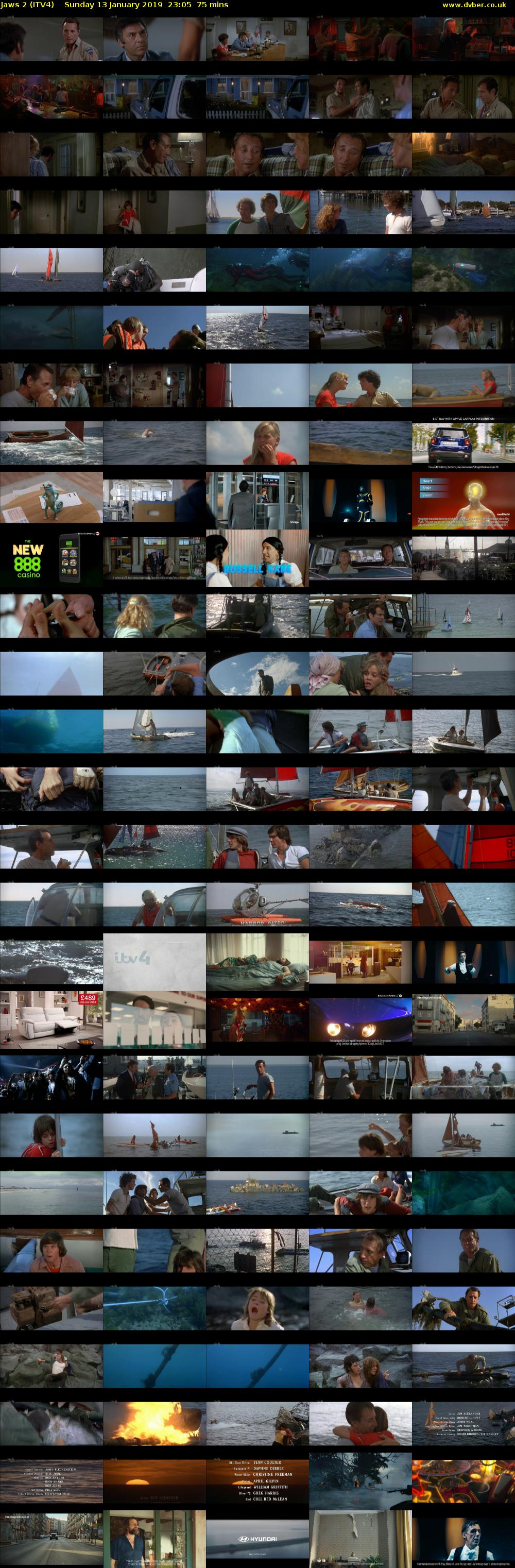 Jaws 2 (ITV4) Sunday 13 January 2019 23:05 - 00:20