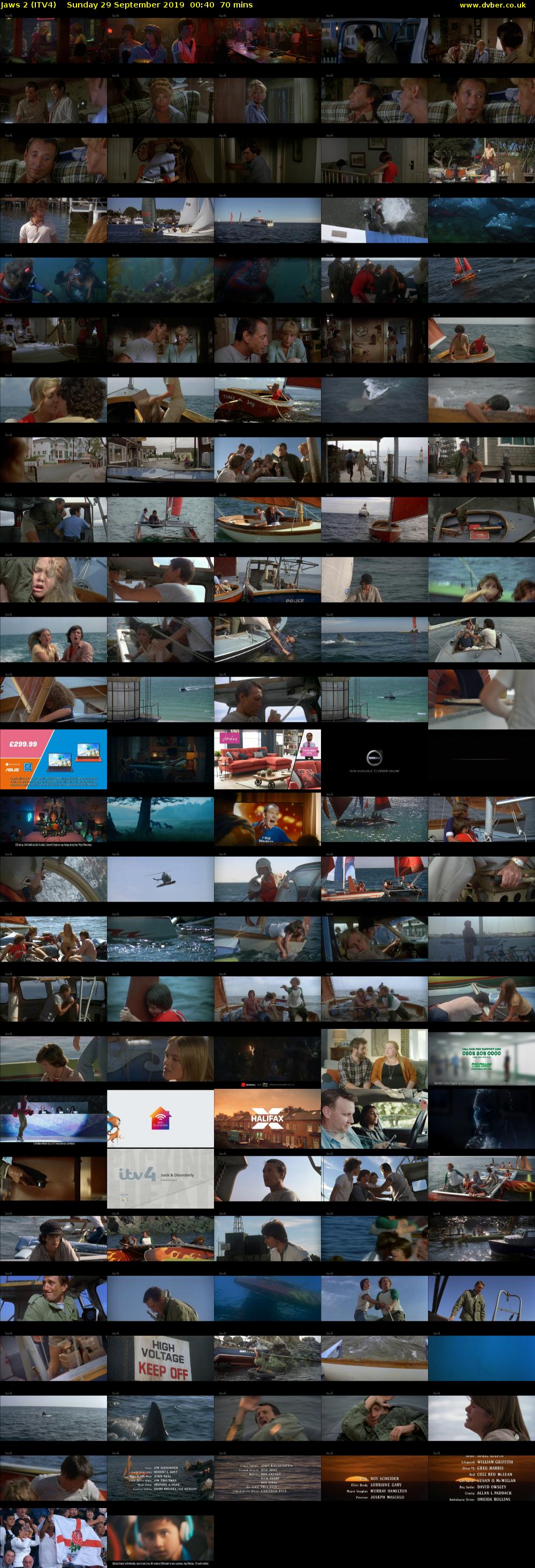 Jaws 2 (ITV4) Sunday 29 September 2019 00:40 - 01:50