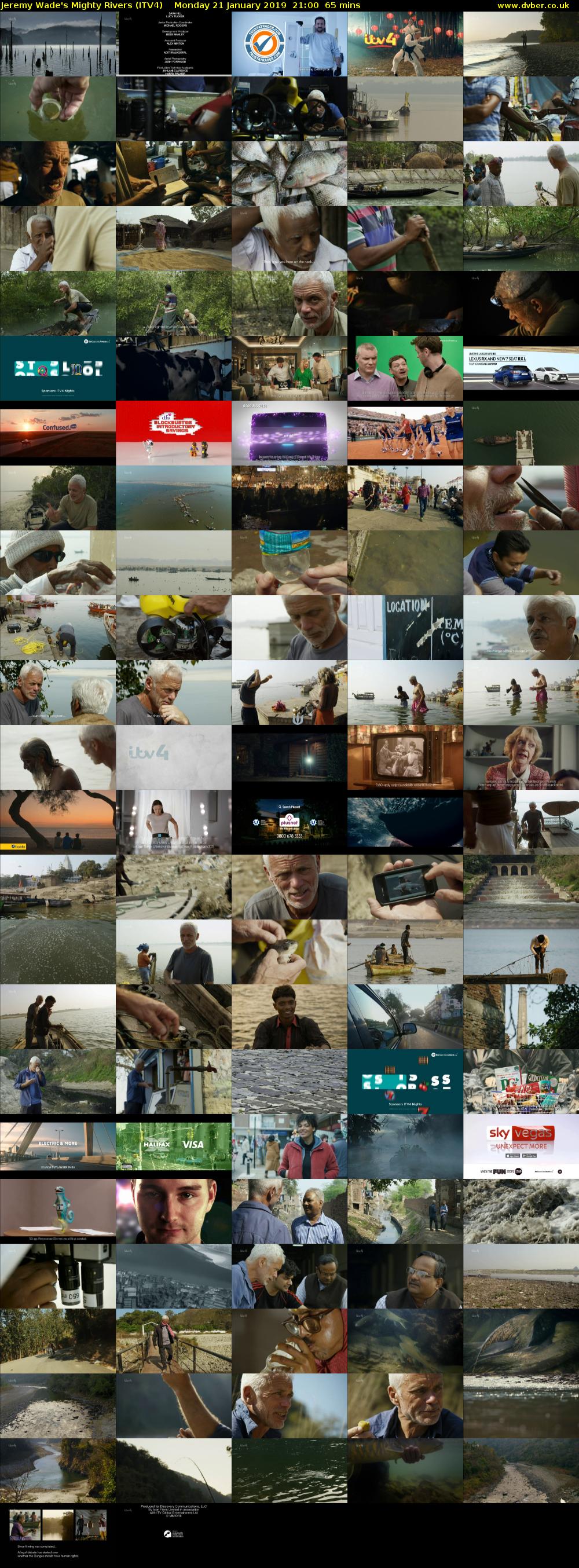 Jeremy Wade's Mighty Rivers (ITV4) Monday 21 January 2019 21:00 - 22:05