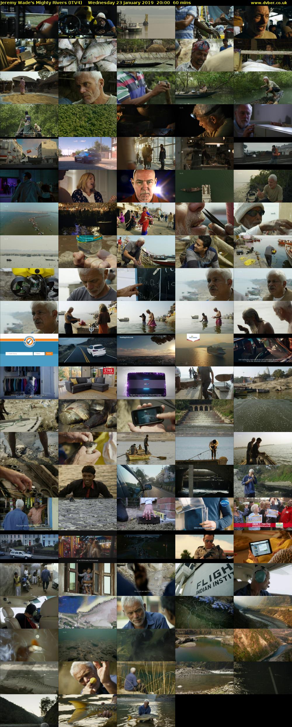 Jeremy Wade's Mighty Rivers (ITV4) Wednesday 23 January 2019 20:00 - 21:00