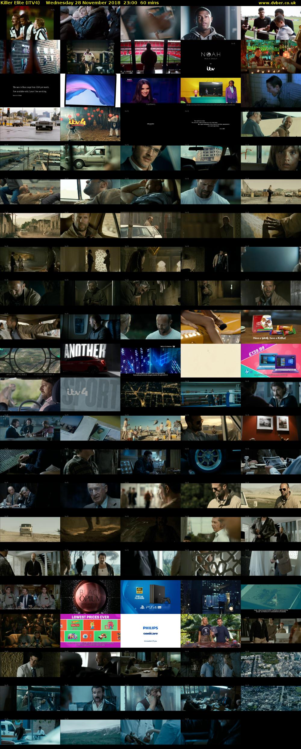 Killer Elite (ITV4) Wednesday 28 November 2018 23:00 - 00:00