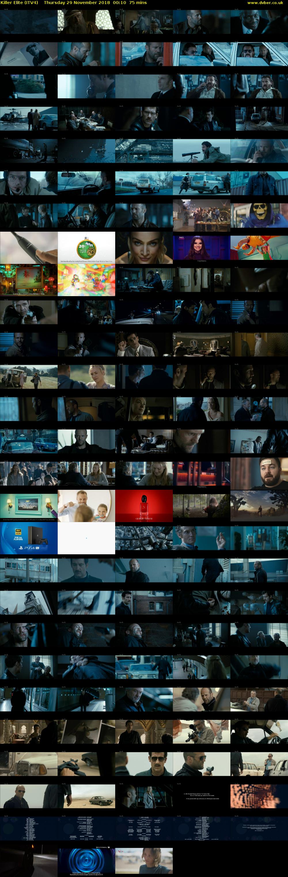 Killer Elite (ITV4) Thursday 29 November 2018 00:10 - 01:25