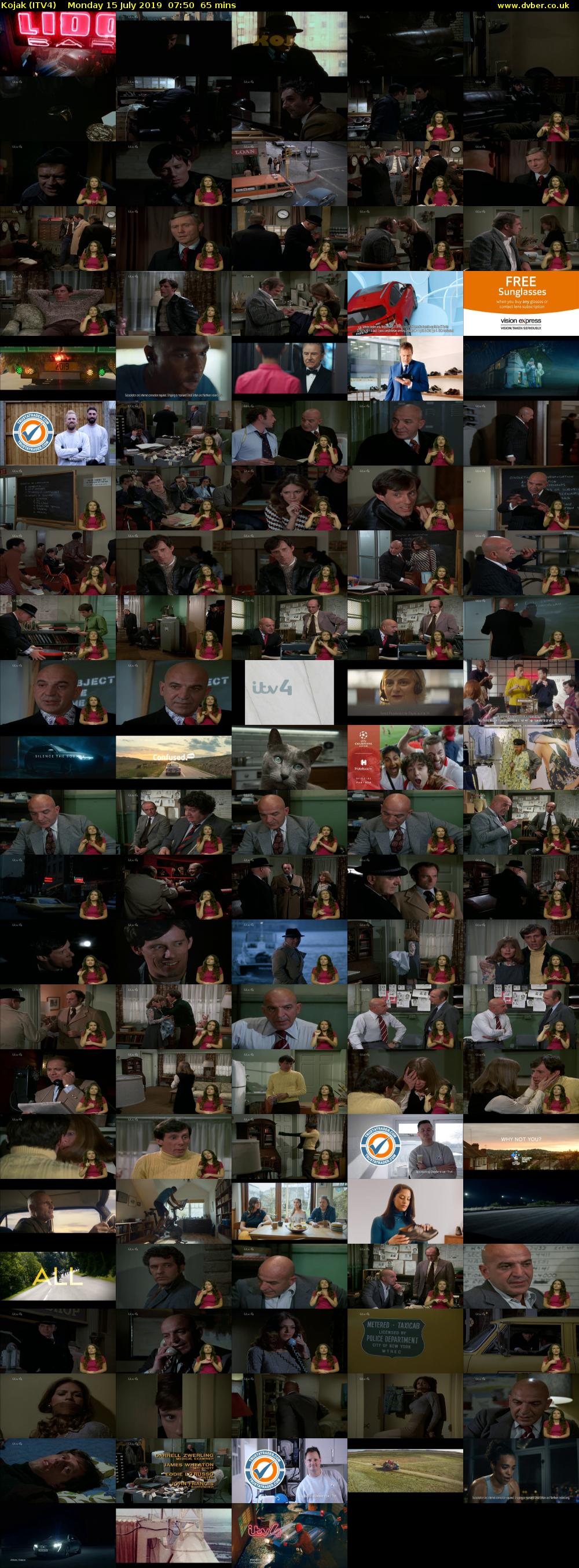 Kojak (ITV4) Monday 15 July 2019 07:50 - 08:55