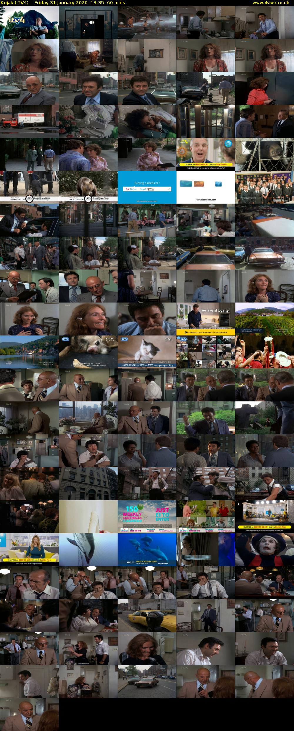 Kojak (ITV4) Friday 31 January 2020 13:35 - 14:35