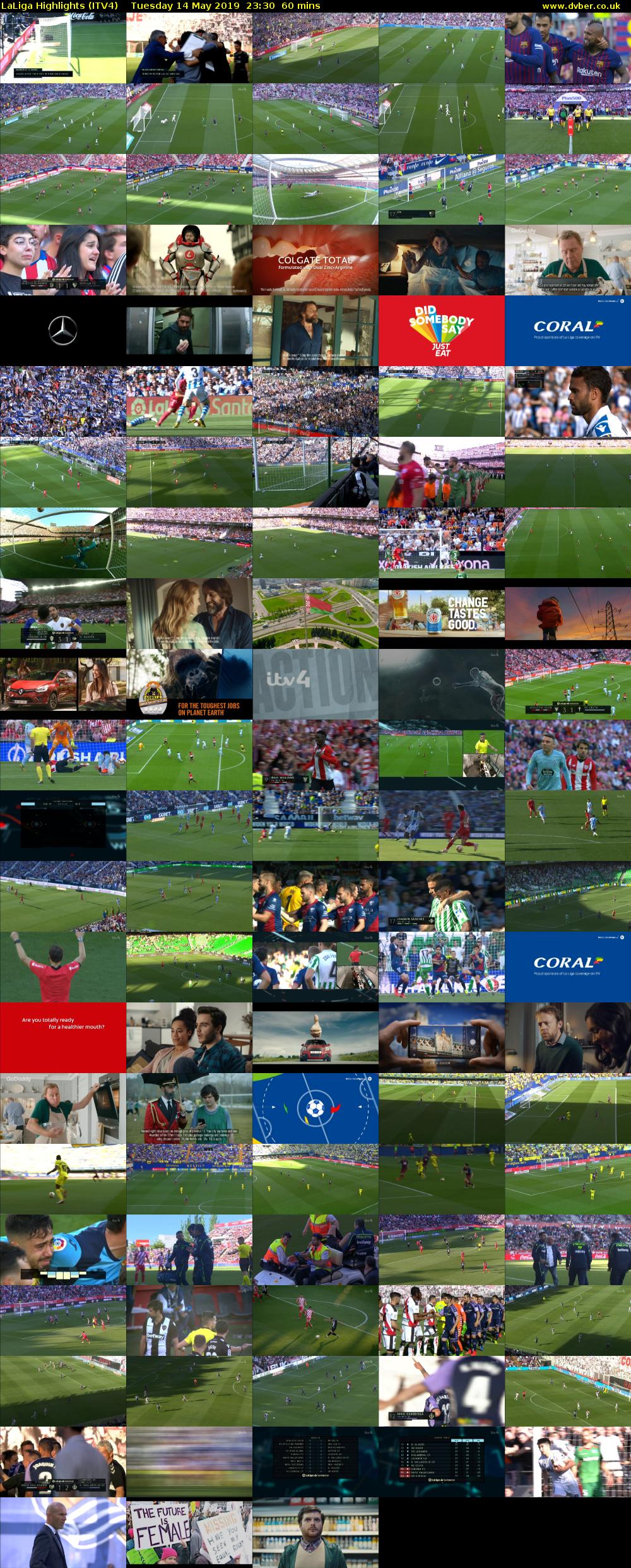 LaLiga Highlights (ITV4) Tuesday 14 May 2019 23:30 - 00:30