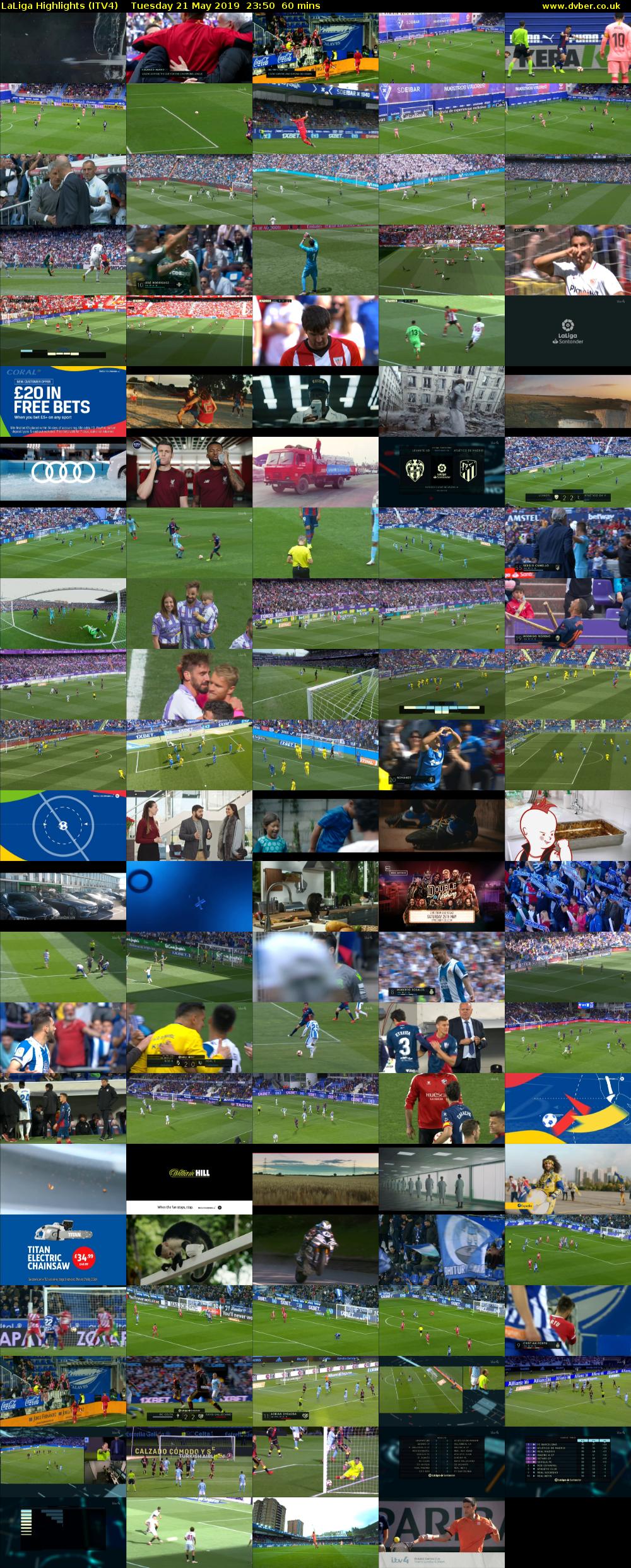 LaLiga Highlights (ITV4) Tuesday 21 May 2019 23:50 - 00:50