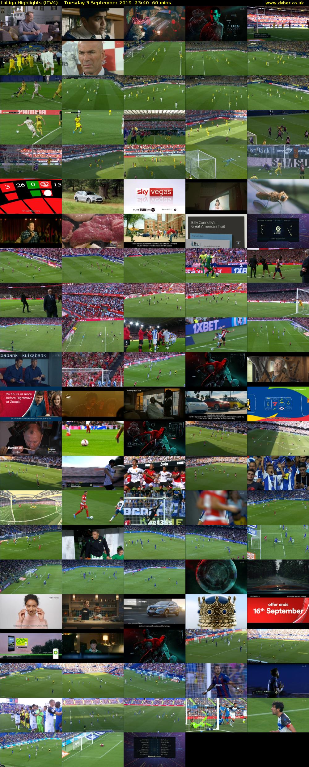 LaLiga Highlights (ITV4) Tuesday 3 September 2019 23:40 - 00:40