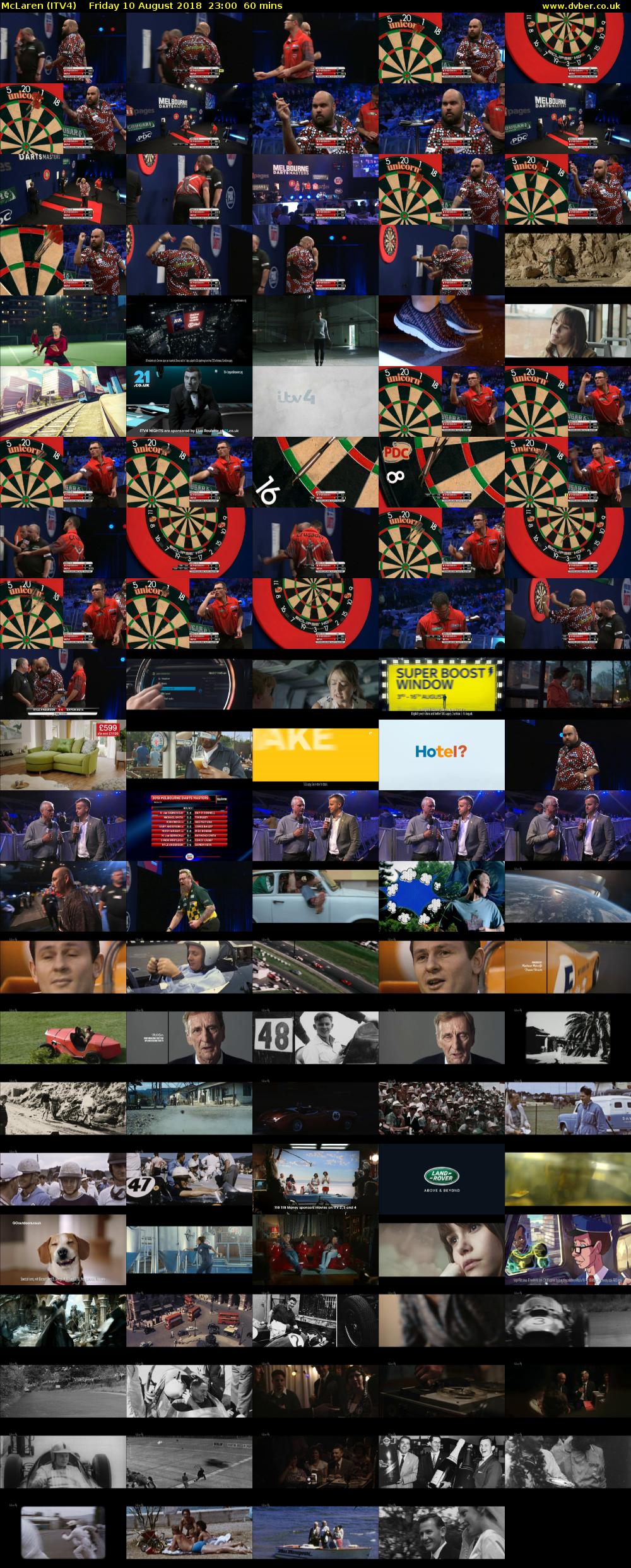 McLaren (ITV4) Friday 10 August 2018 23:00 - 00:00
