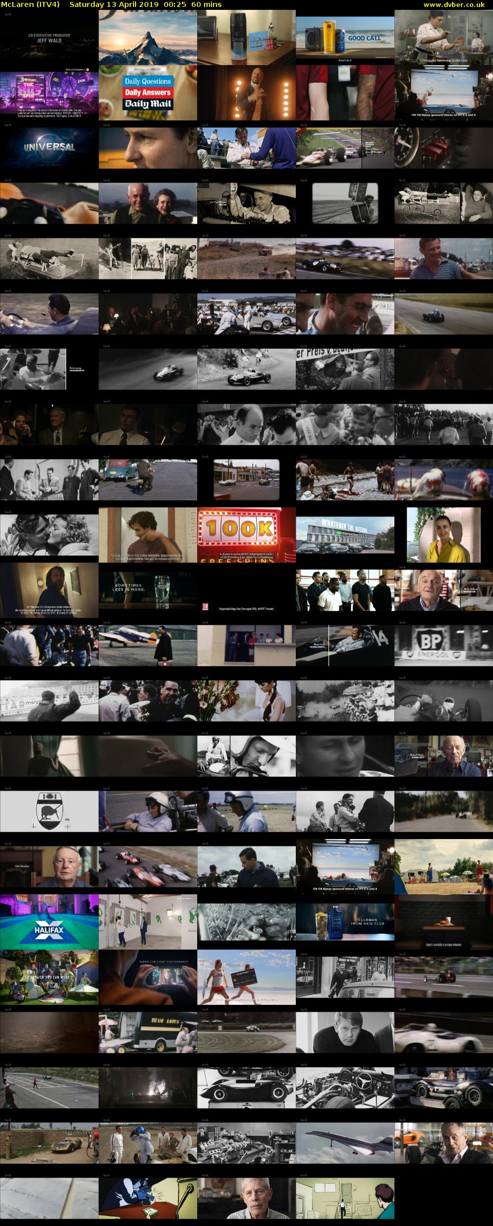 McLaren (ITV4) Saturday 13 April 2019 00:25 - 01:25
