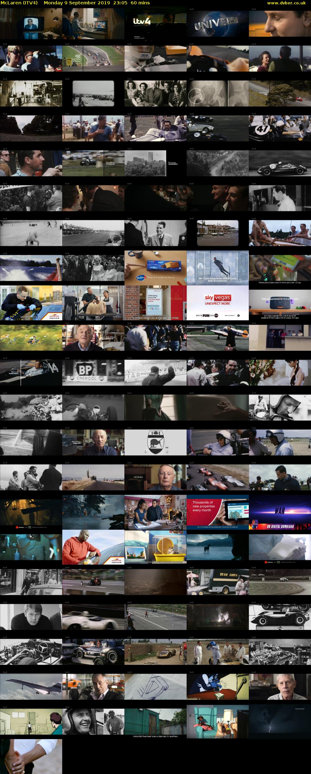 McLaren (ITV4) Monday 9 September 2019 23:05 - 00:05