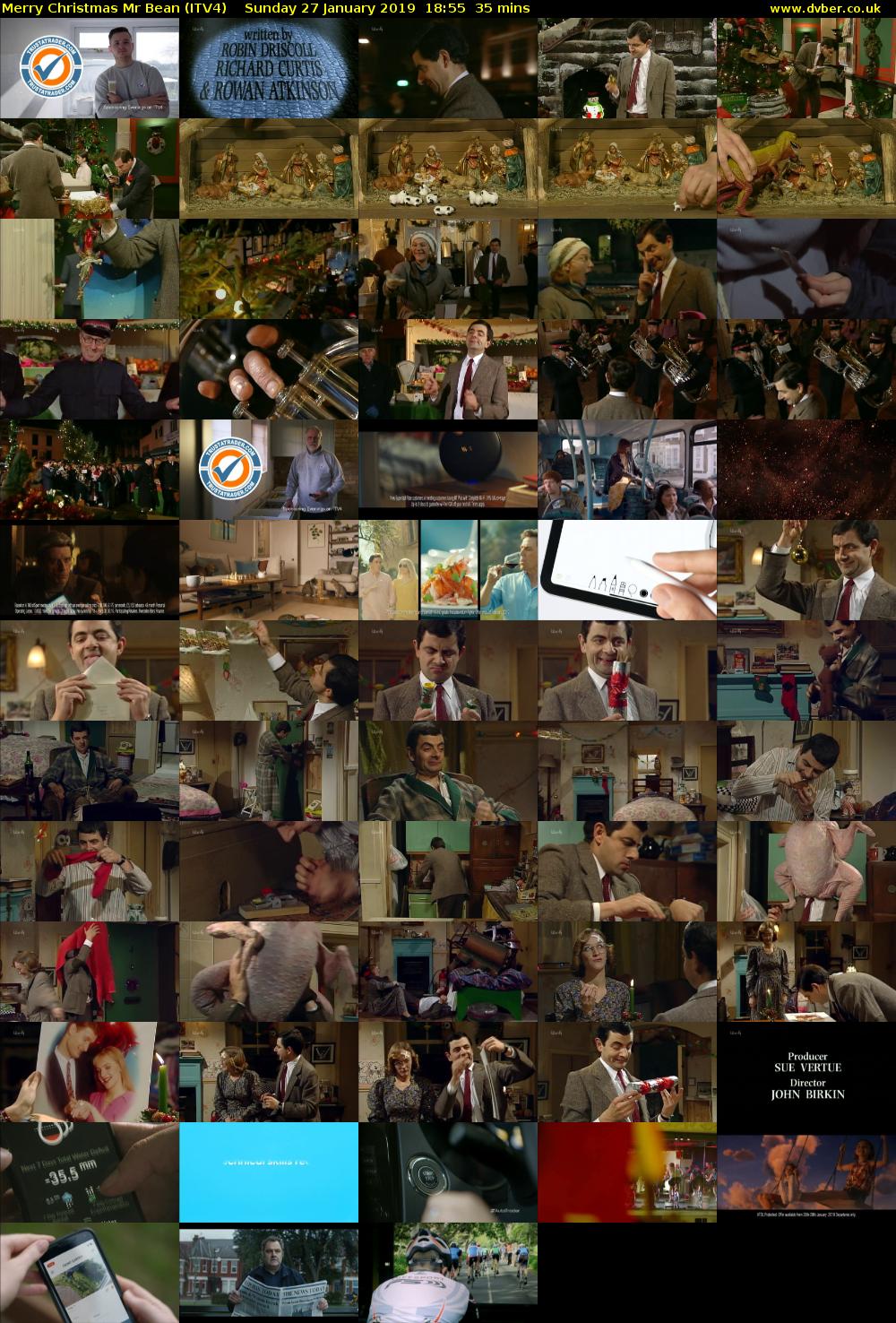 Merry Christmas Mr Bean (ITV4) Sunday 27 January 2019 18:55 - 19:30