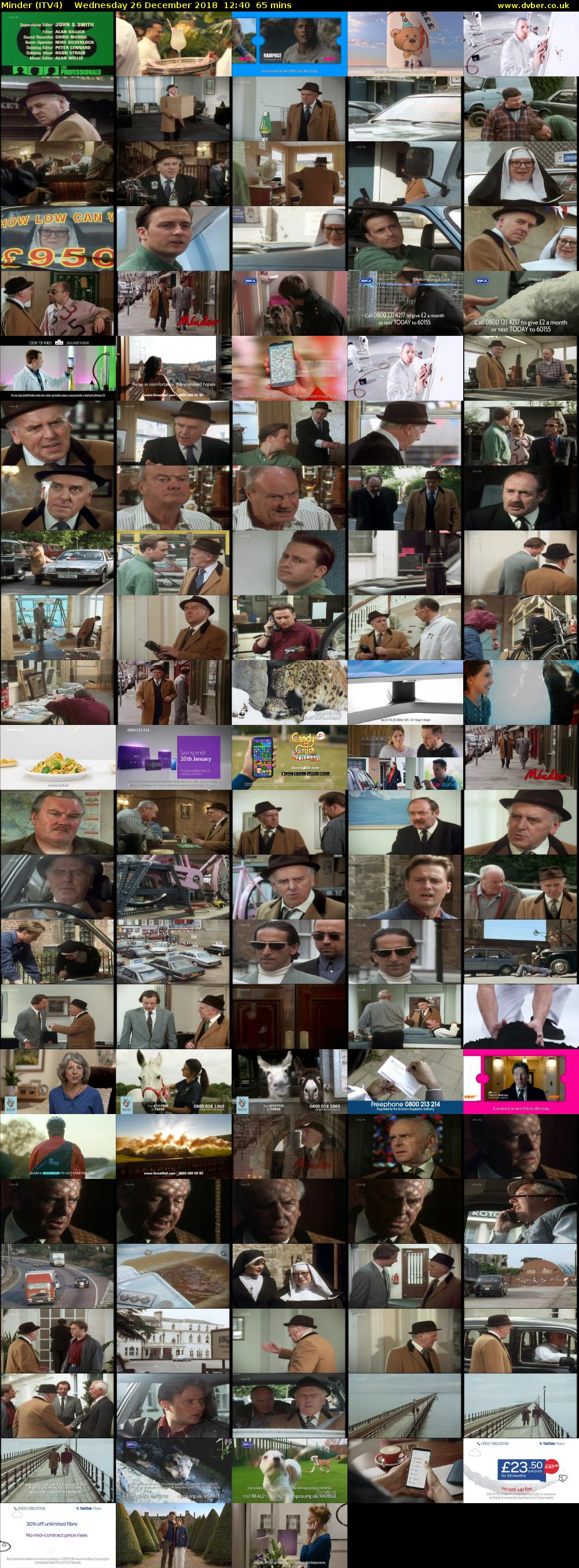 Minder (ITV4) Wednesday 26 December 2018 12:40 - 13:45