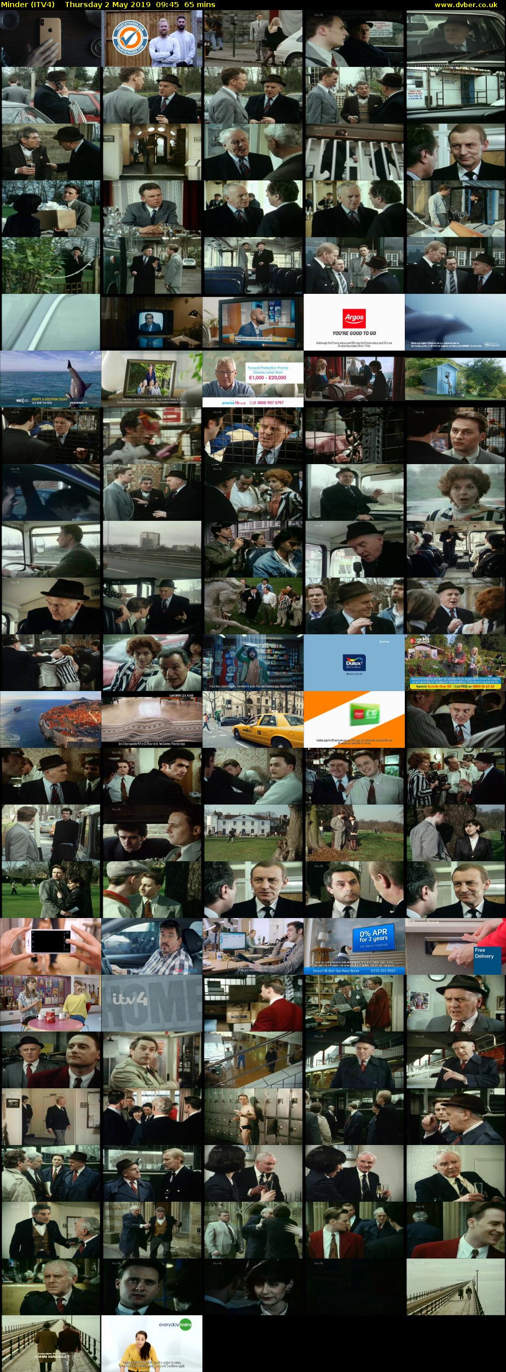 Minder (ITV4) Thursday 2 May 2019 09:45 - 10:50