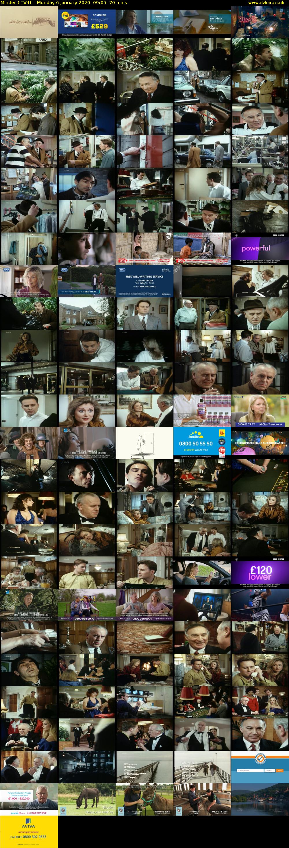 Minder (ITV4) Monday 6 January 2020 09:05 - 10:15