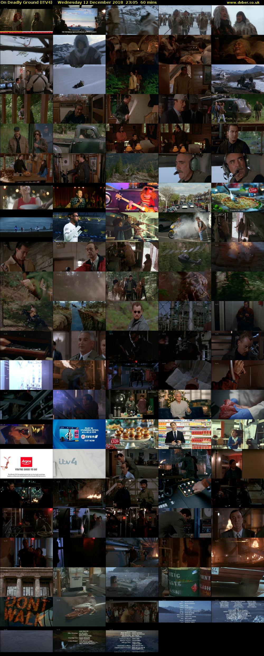 On Deadly Ground (ITV4) Wednesday 12 December 2018 23:05 - 00:05