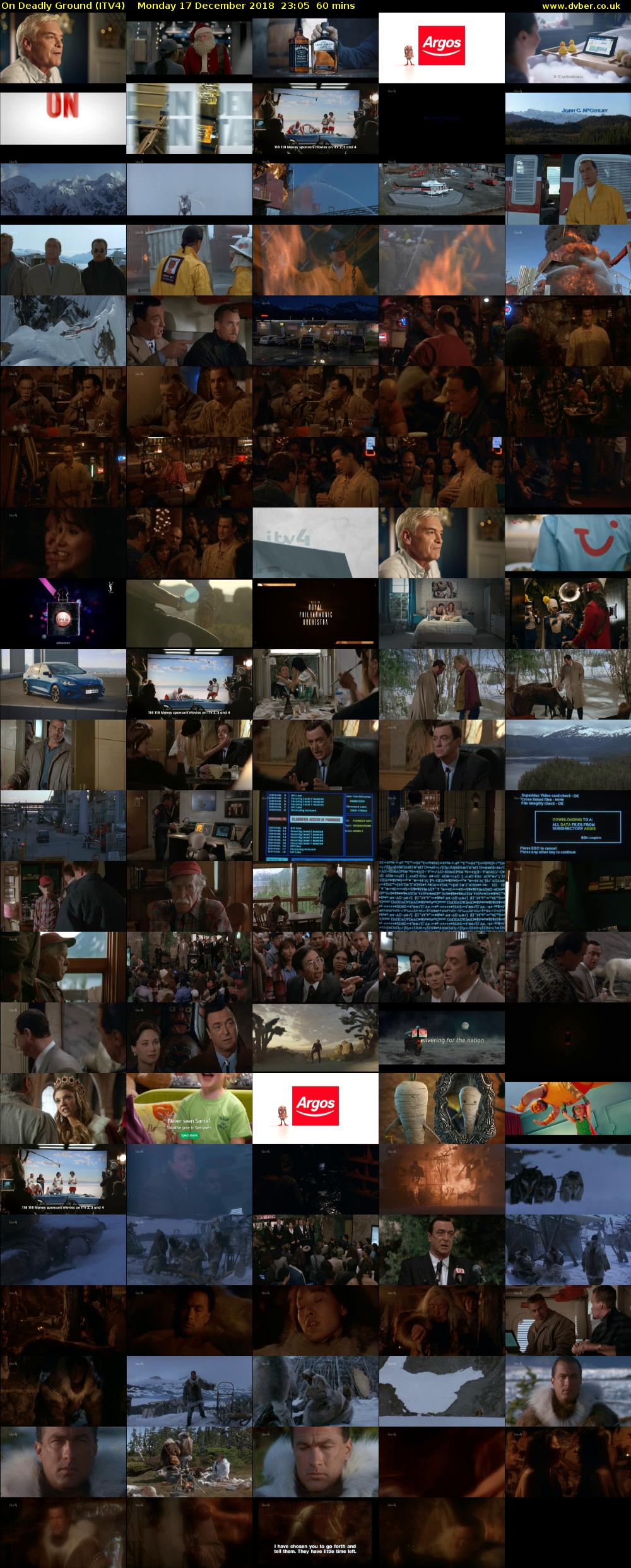 On Deadly Ground (ITV4) Monday 17 December 2018 23:05 - 00:05