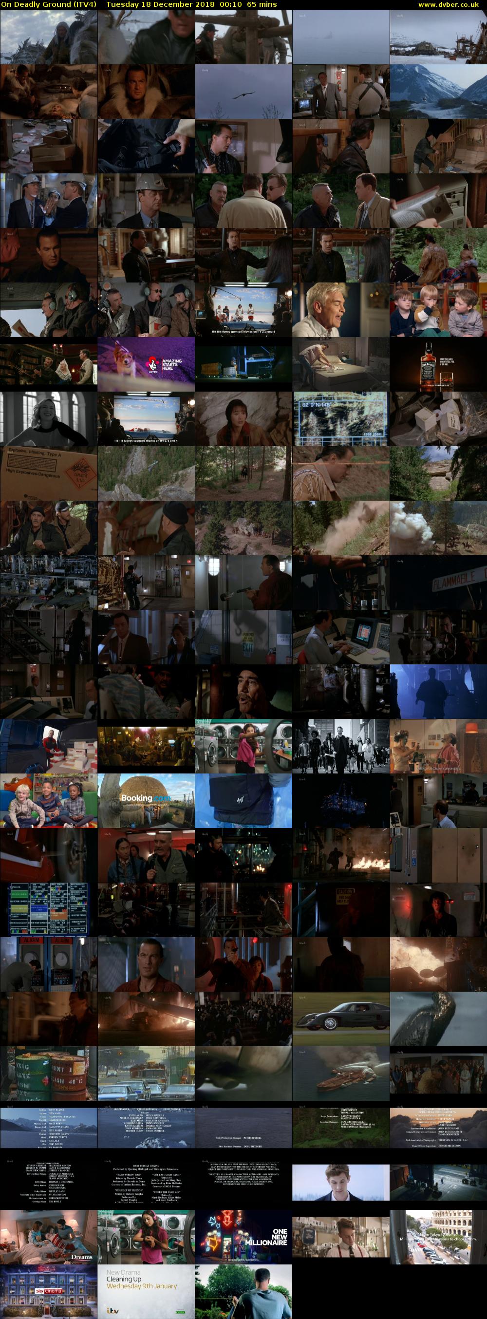 On Deadly Ground (ITV4) Tuesday 18 December 2018 00:10 - 01:15