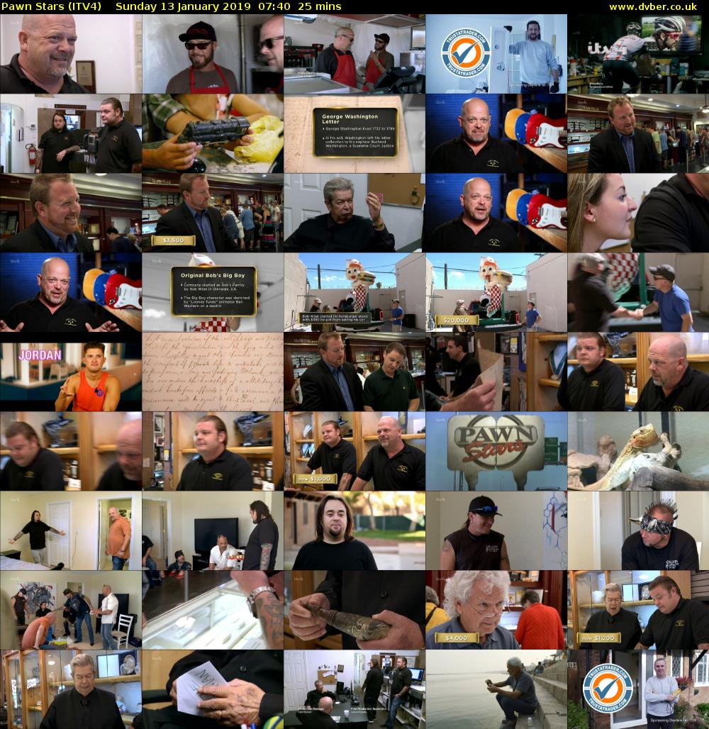 Pawn Stars (ITV4) Sunday 13 January 2019 07:40 - 08:05