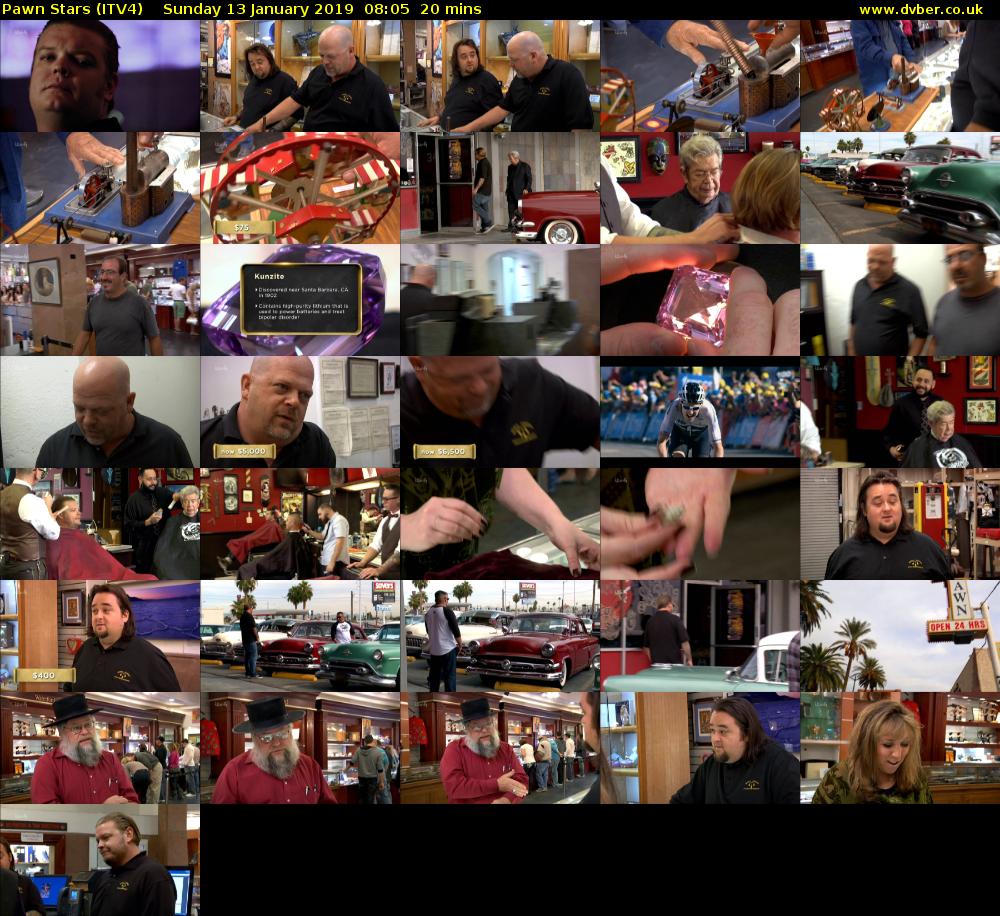 Pawn Stars (ITV4) Sunday 13 January 2019 08:05 - 08:25
