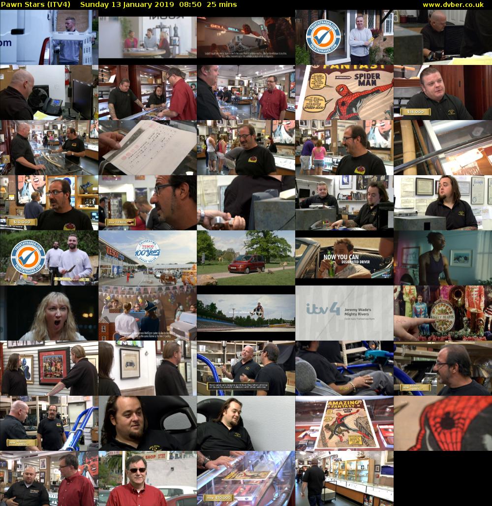 Pawn Stars (ITV4) Sunday 13 January 2019 08:50 - 09:15