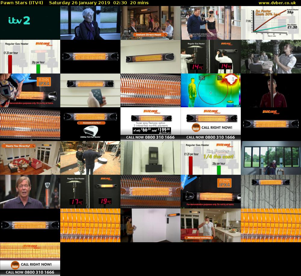 Pawn Stars (ITV4) Saturday 26 January 2019 02:30 - 02:50