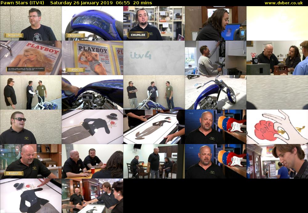Pawn Stars (ITV4) Saturday 26 January 2019 06:55 - 07:15