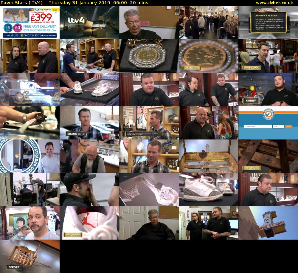 Pawn Stars (ITV4) Thursday 31 January 2019 06:00 - 06:20