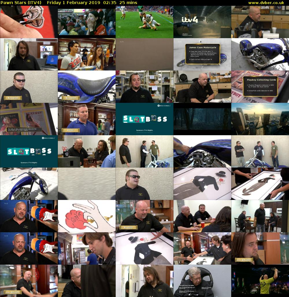 Pawn Stars (ITV4) Friday 1 February 2019 02:35 - 03:00