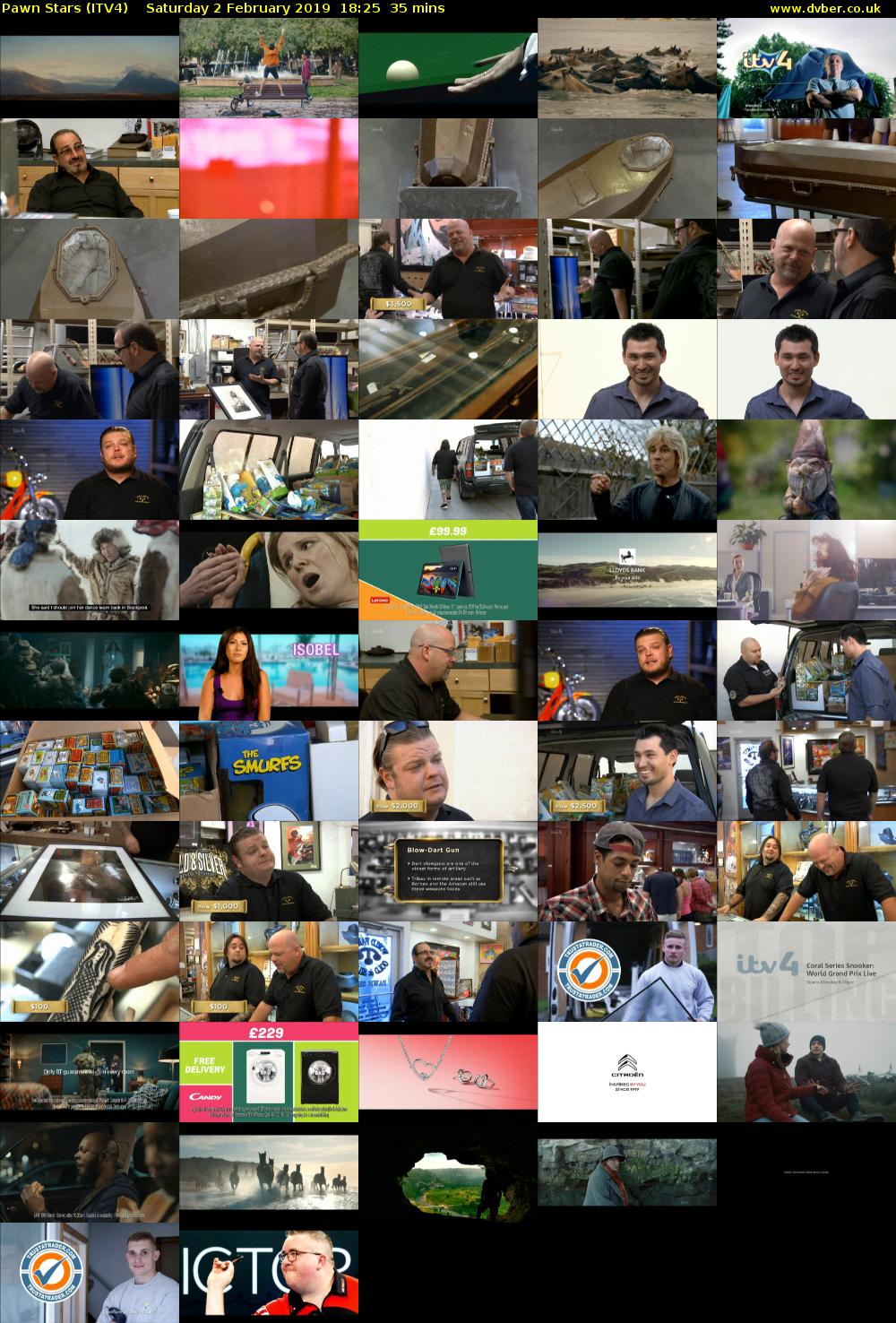 Pawn Stars (ITV4) Saturday 2 February 2019 18:25 - 19:00